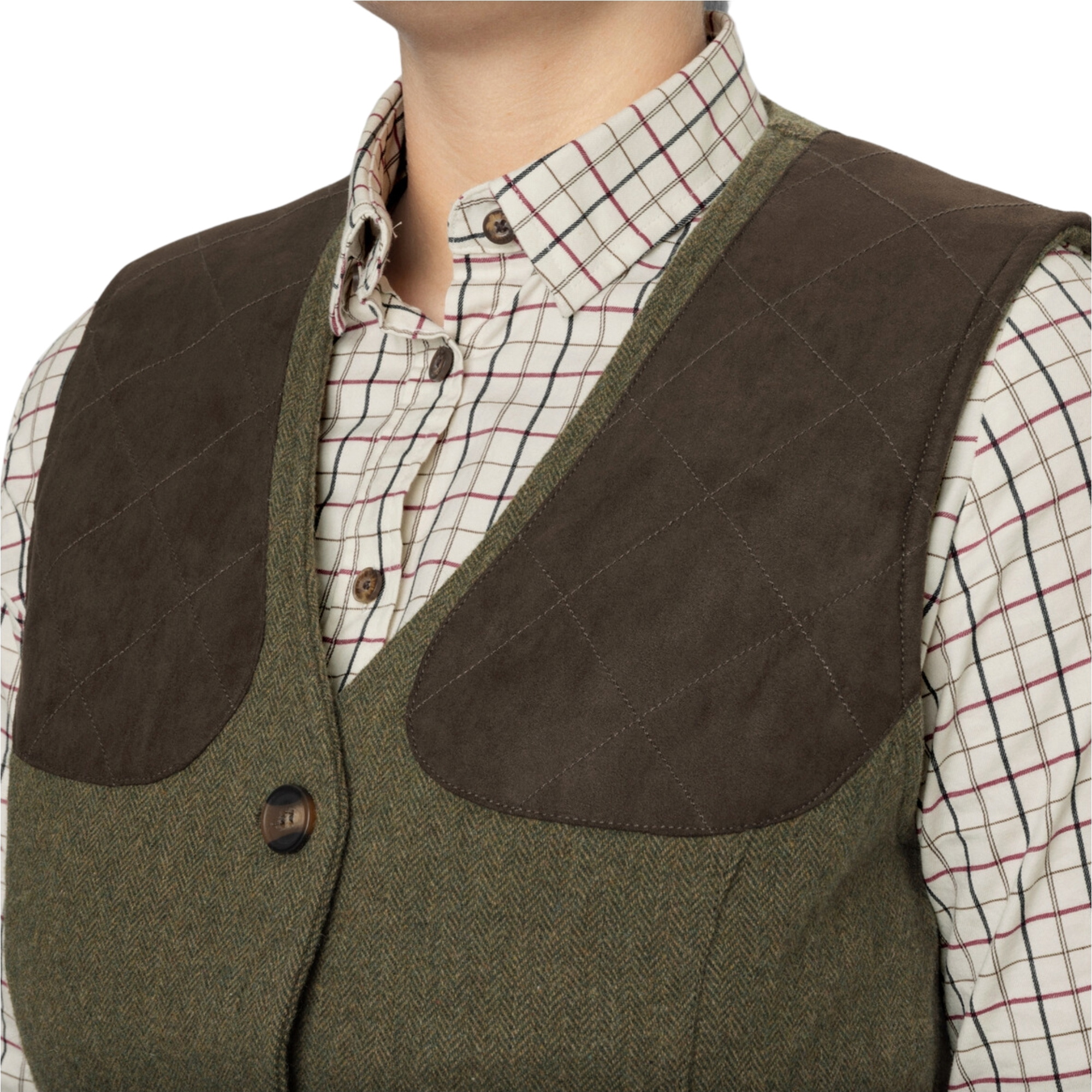 2026 Seeland Womens Hillside Harriet Waistcoat 40287 - Moss Green